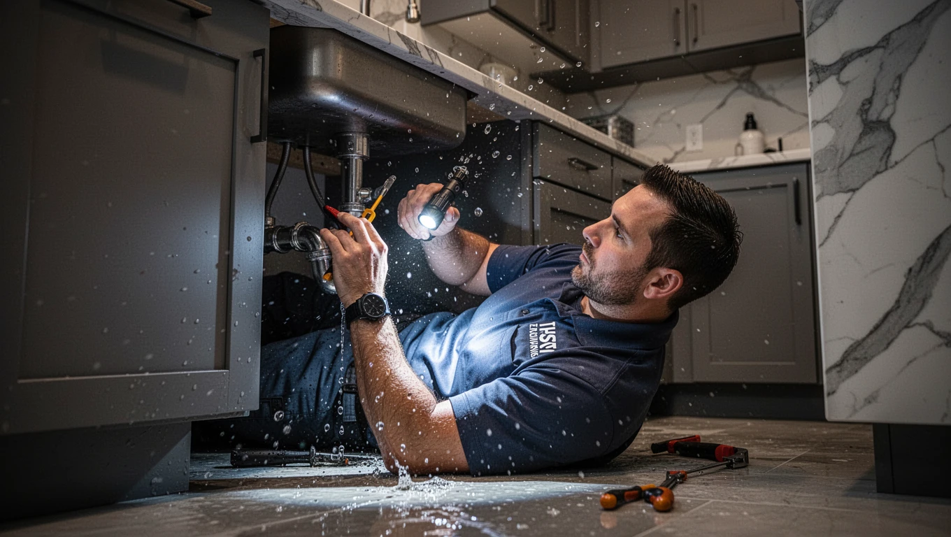 Leak Under Kitchen Sink Repair